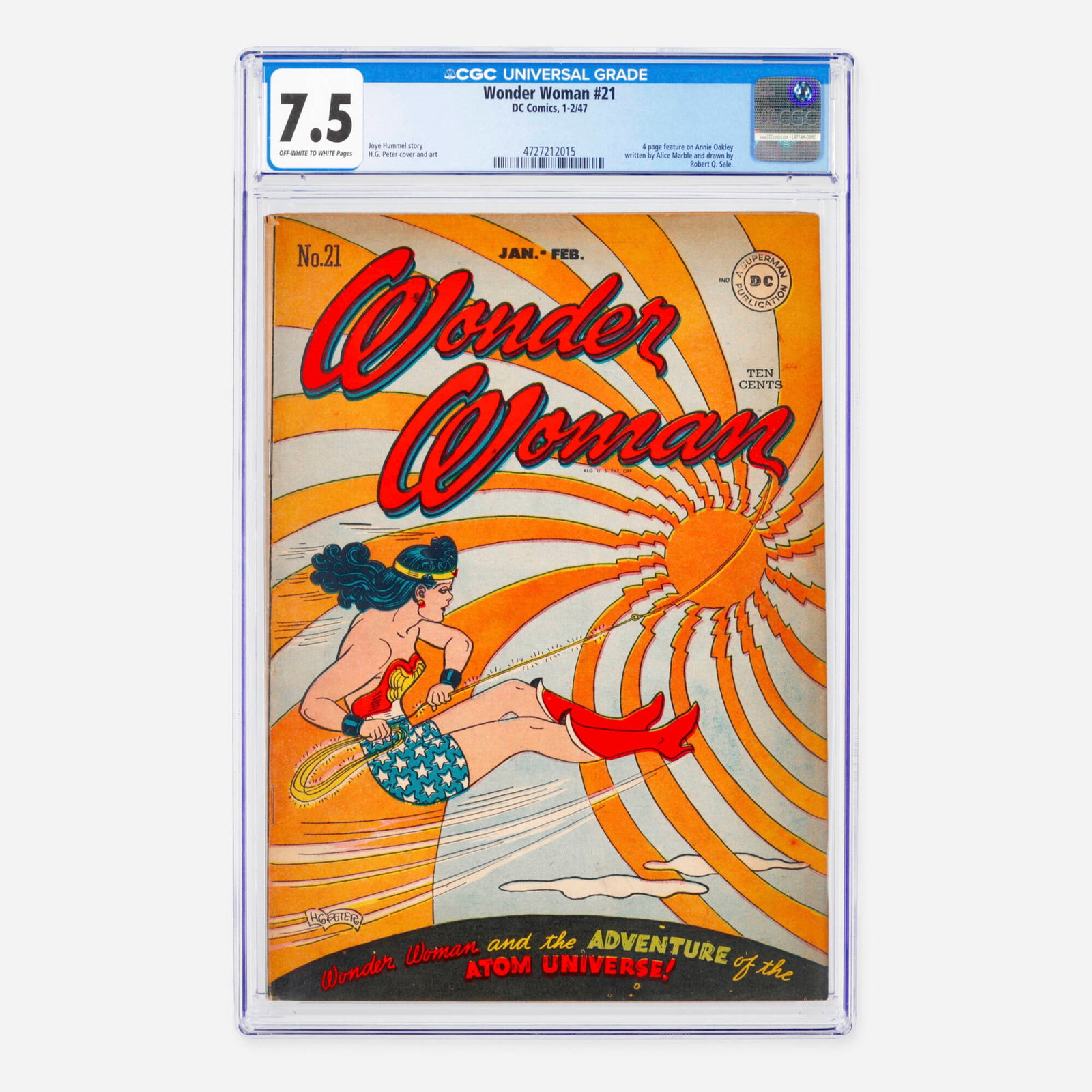 DC Comics Wonder Woman #21 CGC 7.5 (1 of 2)