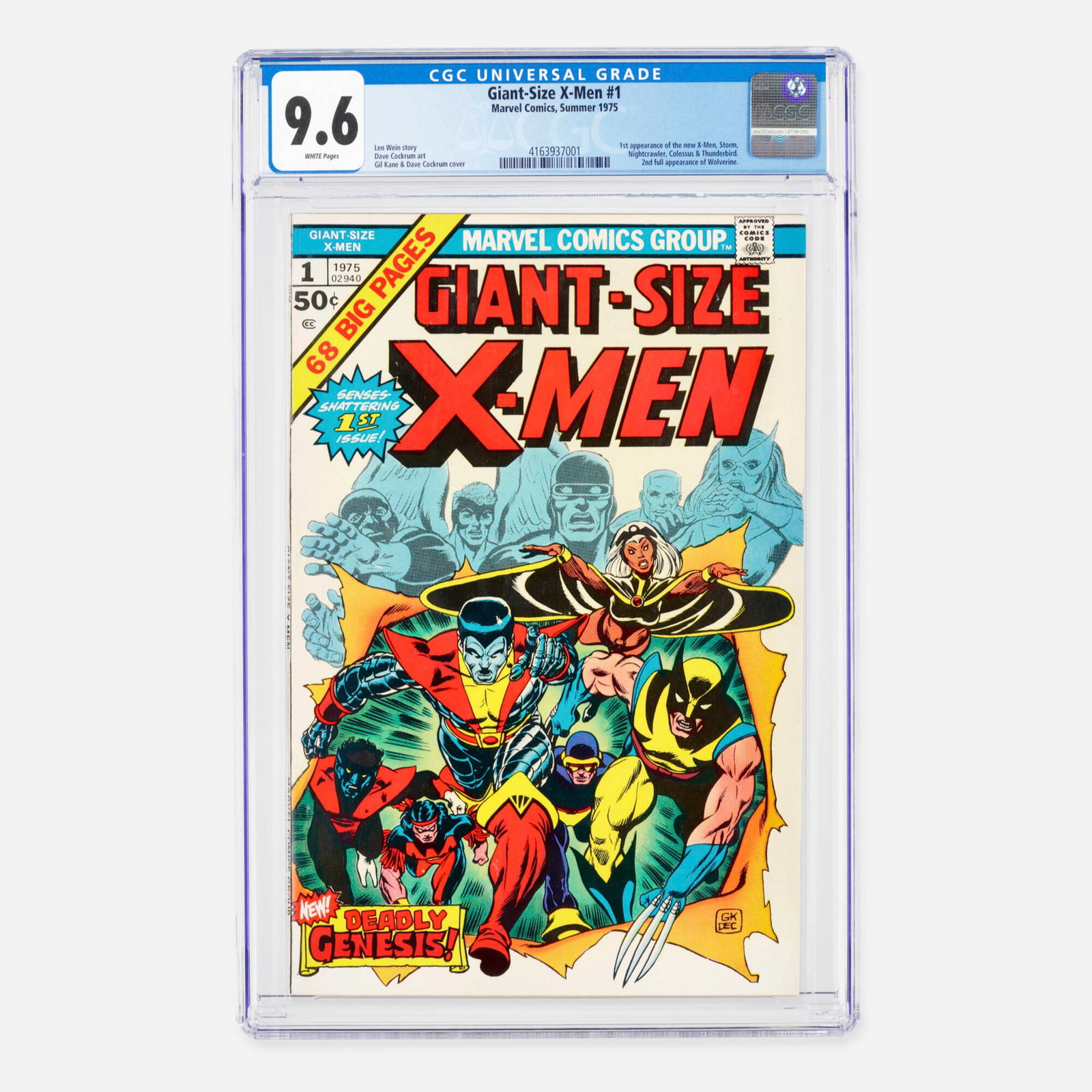Marvel Comics Giant-Size X-Men #1 CGC 9.6 (1 of 2)