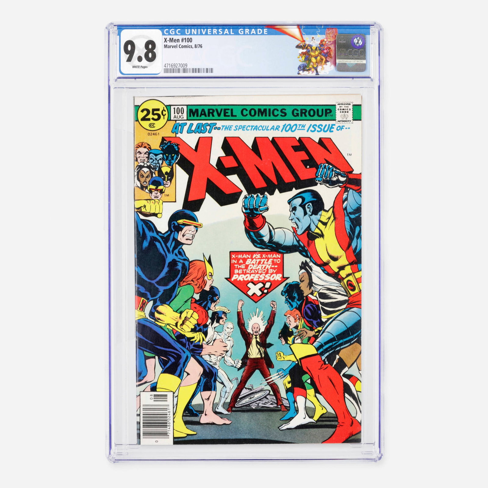 Marvel Comics X-Men #100 CGC 9.8 (1 of 2)