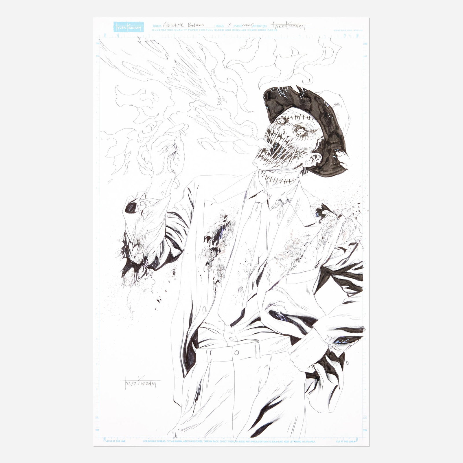 Tyler Kirkham, Absolute Batman #19 Variant Cover Original Art (DC Comics, 2026) (1 of 2)