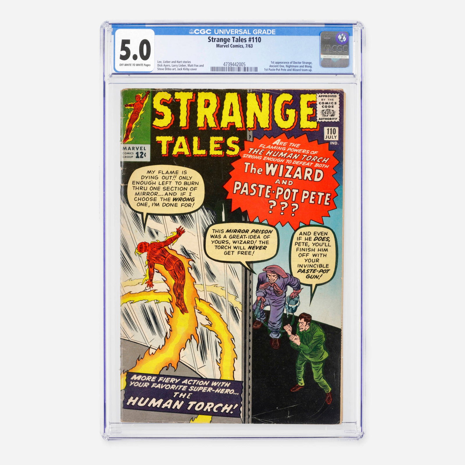 Marvel Comics Strange Tales #110 CGC 5.0 (1 of 2)