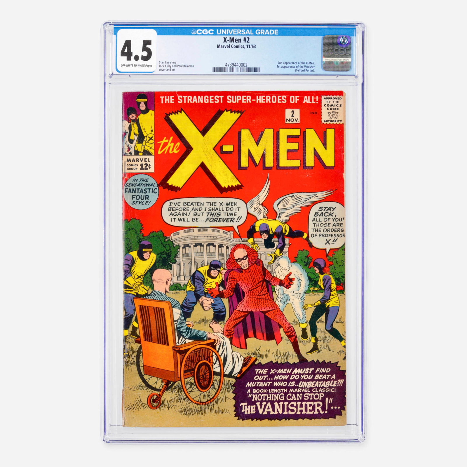 Marvel Comics X-Men #2 CGC 4.5 (1 of 2)