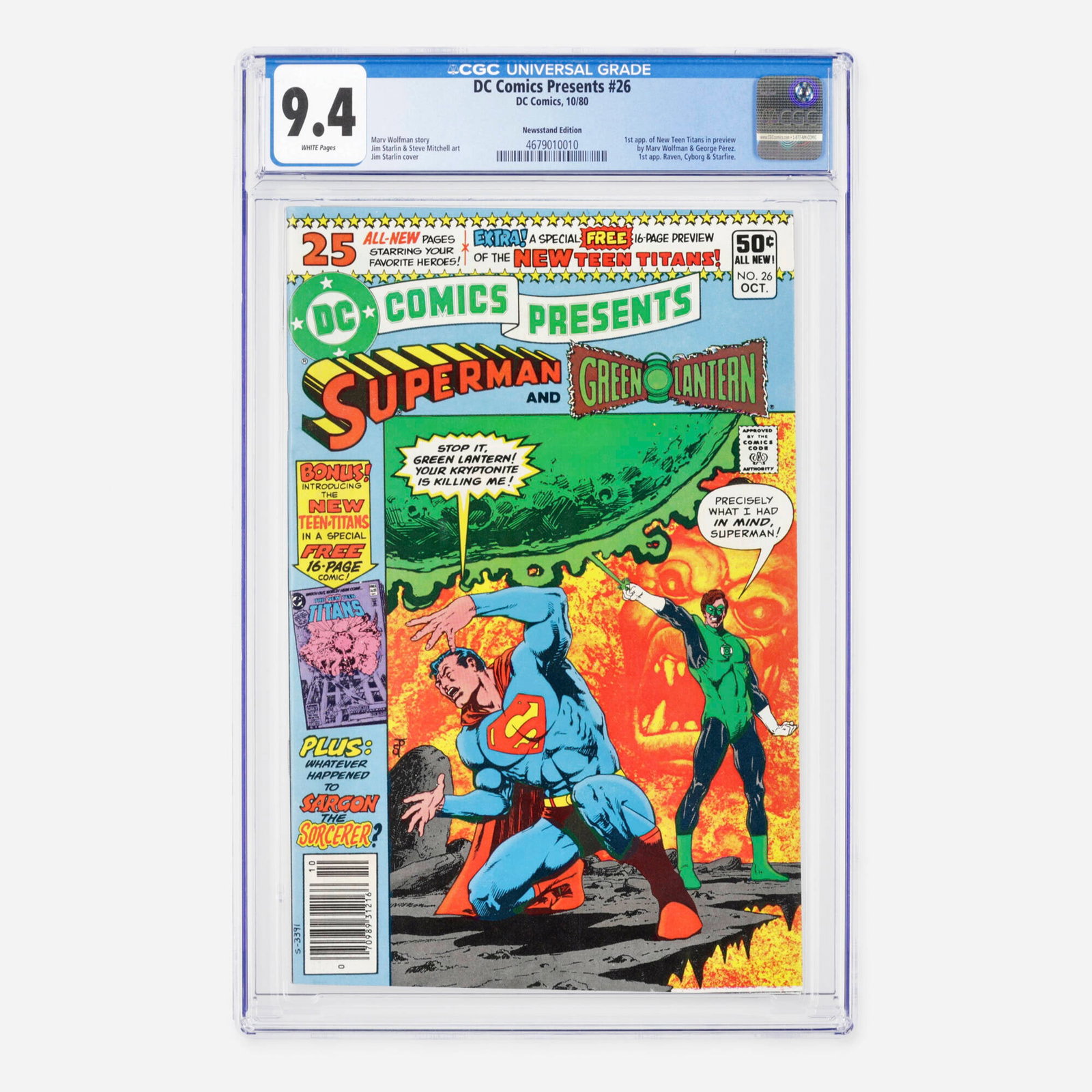 DC Comics DC Comics Presents #26 CGC 9.4 Newsstand (1 of 2)