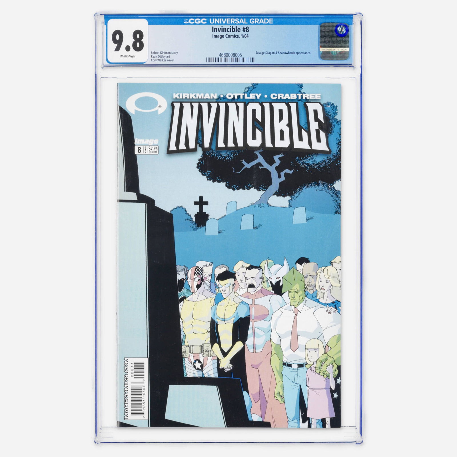 Image Comics Invincible #8 CGC 9.8 (1 of 2)