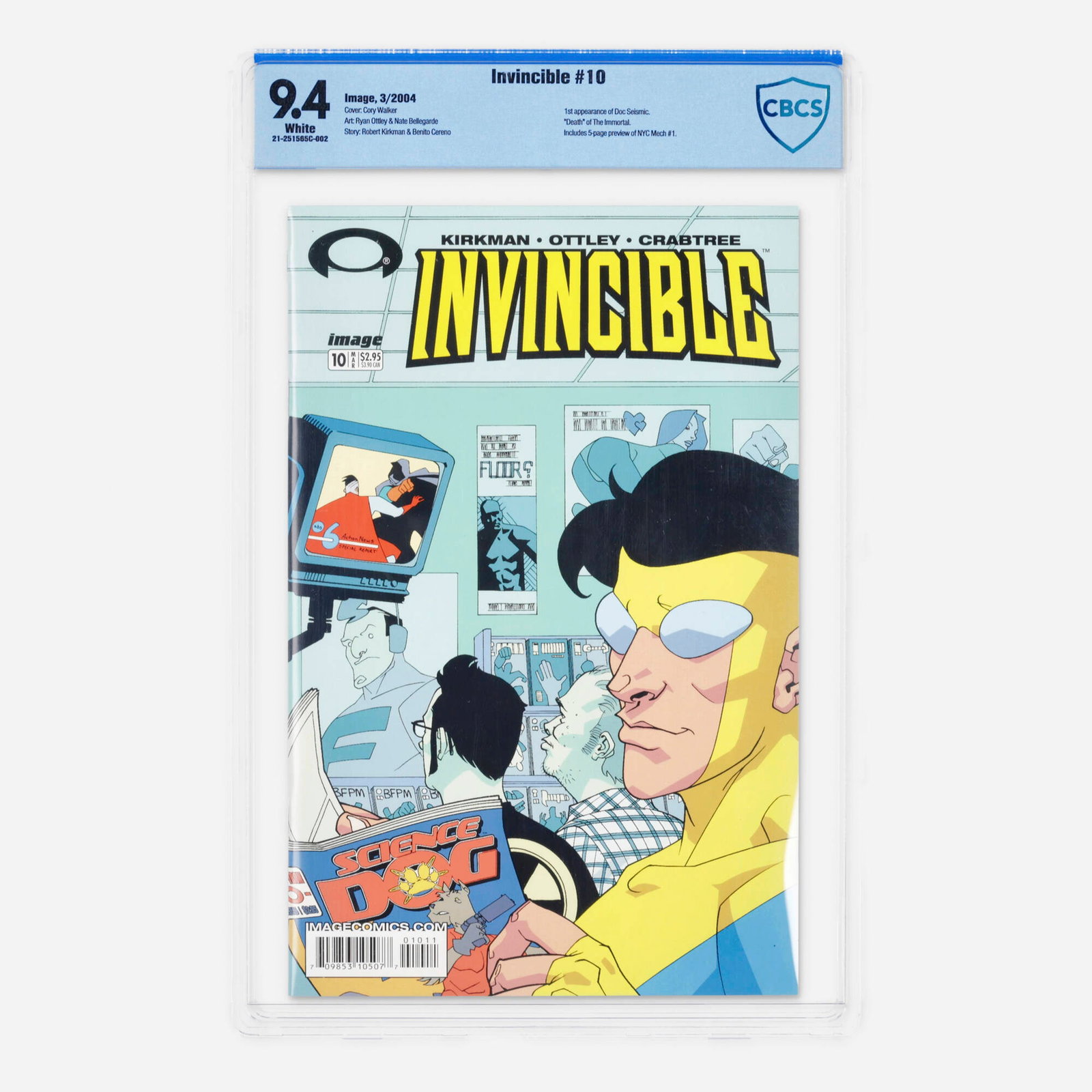 Image Comics Invincible #10 CBCS 9.4 (1 of 2)