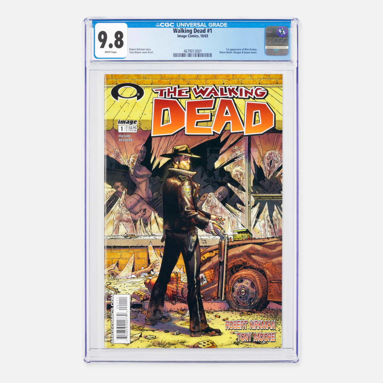 Image Comics Walking Dead #1 CGC 9.8 (1 of 2)
