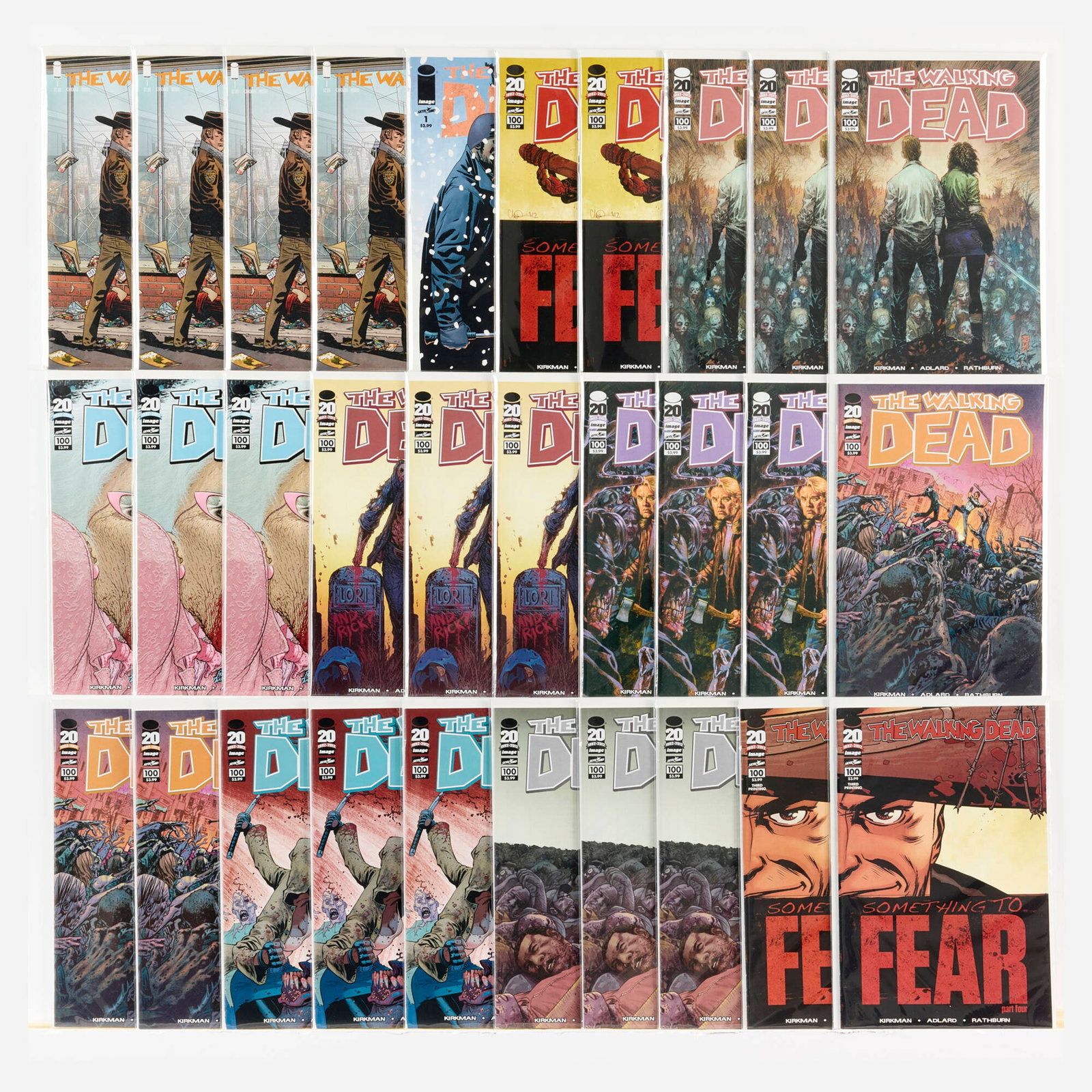 30 Image Comics Walking Dead #100 and Variants Group (1 of 1)