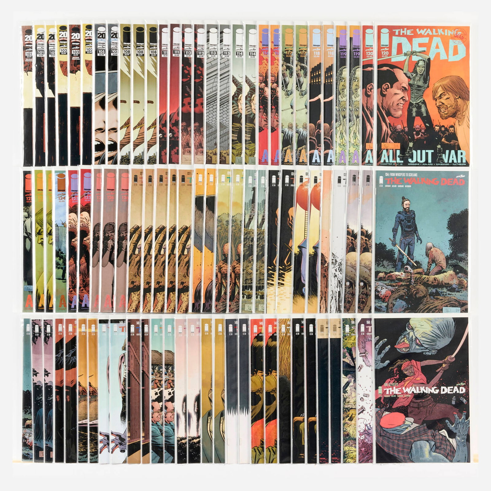 87 Image Comics Walking Dead #100-#150 Group (1 of 1)
