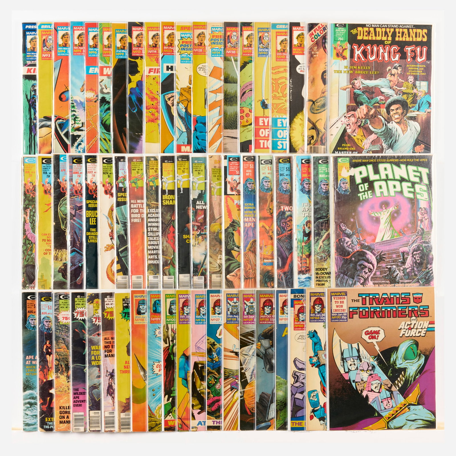 60 Marvel Comics Mixed Title Magazine Group (1 of 1)