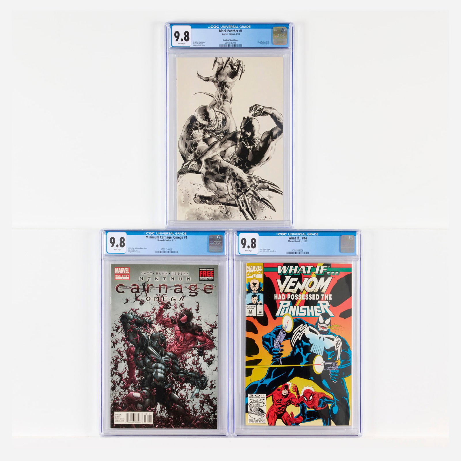 3 Marvel Comics Mixed Title CGC 9.8 Group (1 of 2)