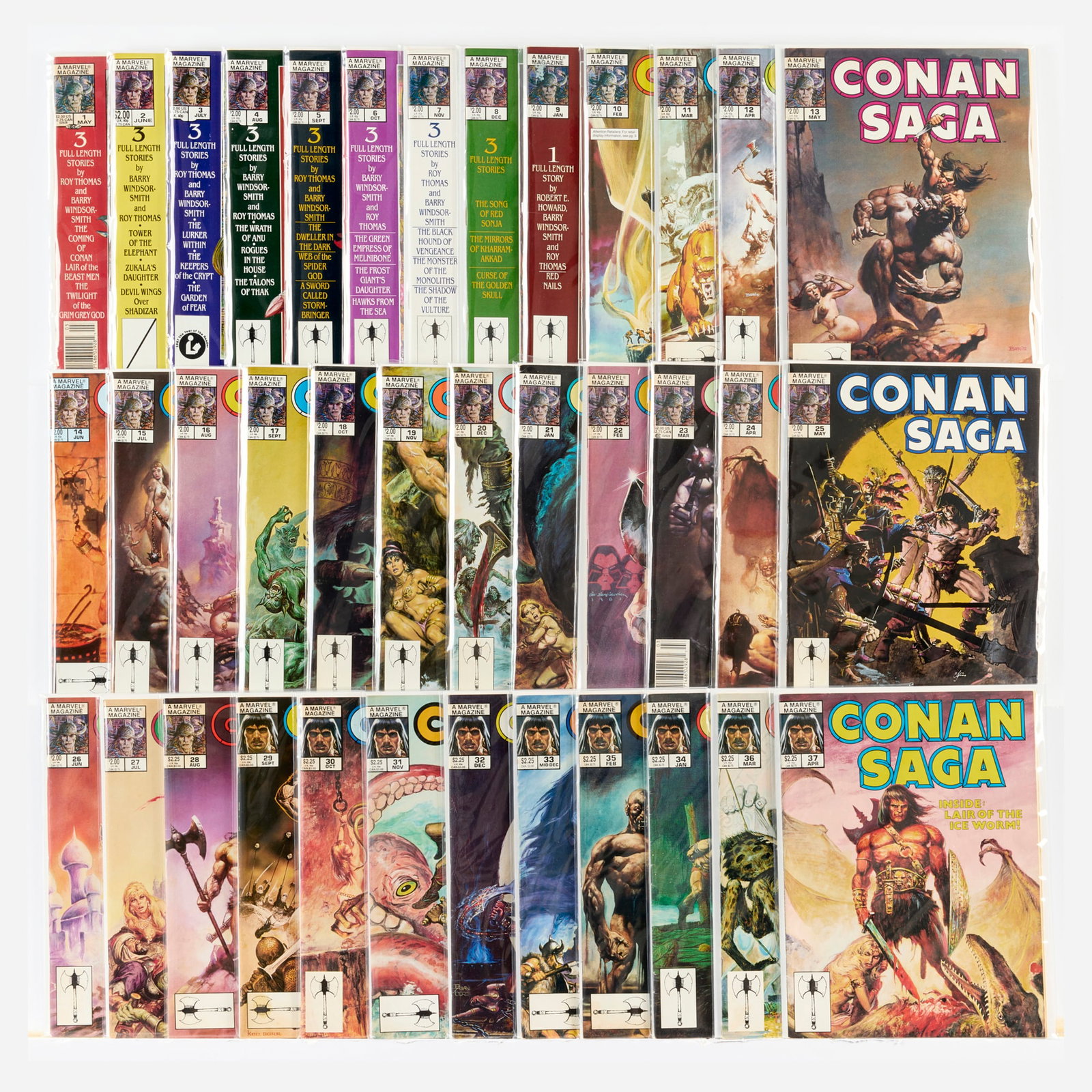 74 Marvel Comics Conan Saga #1-#78 Magazine Group (1 of 2)