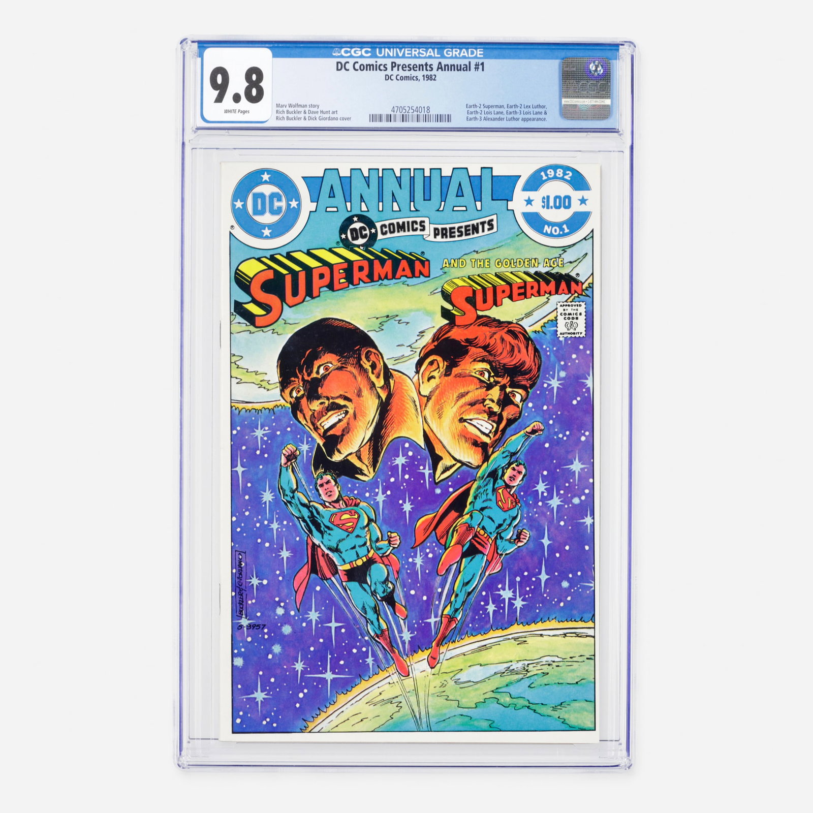 DC Comics DC Comics Presents Annual #1 CGC 9.8 (1 of 2)