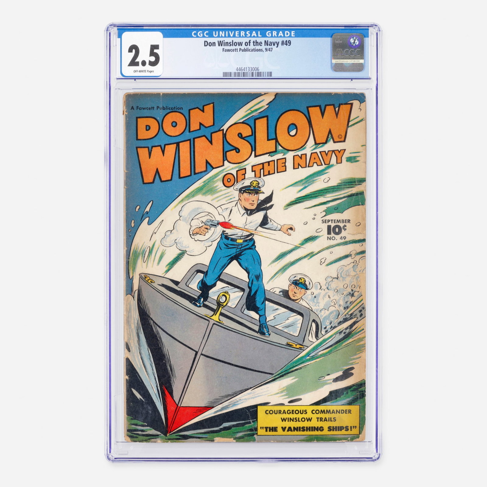 Fawcett Publications Don Winslow of the Navy #49 CGC 2.5 (1 of 2)