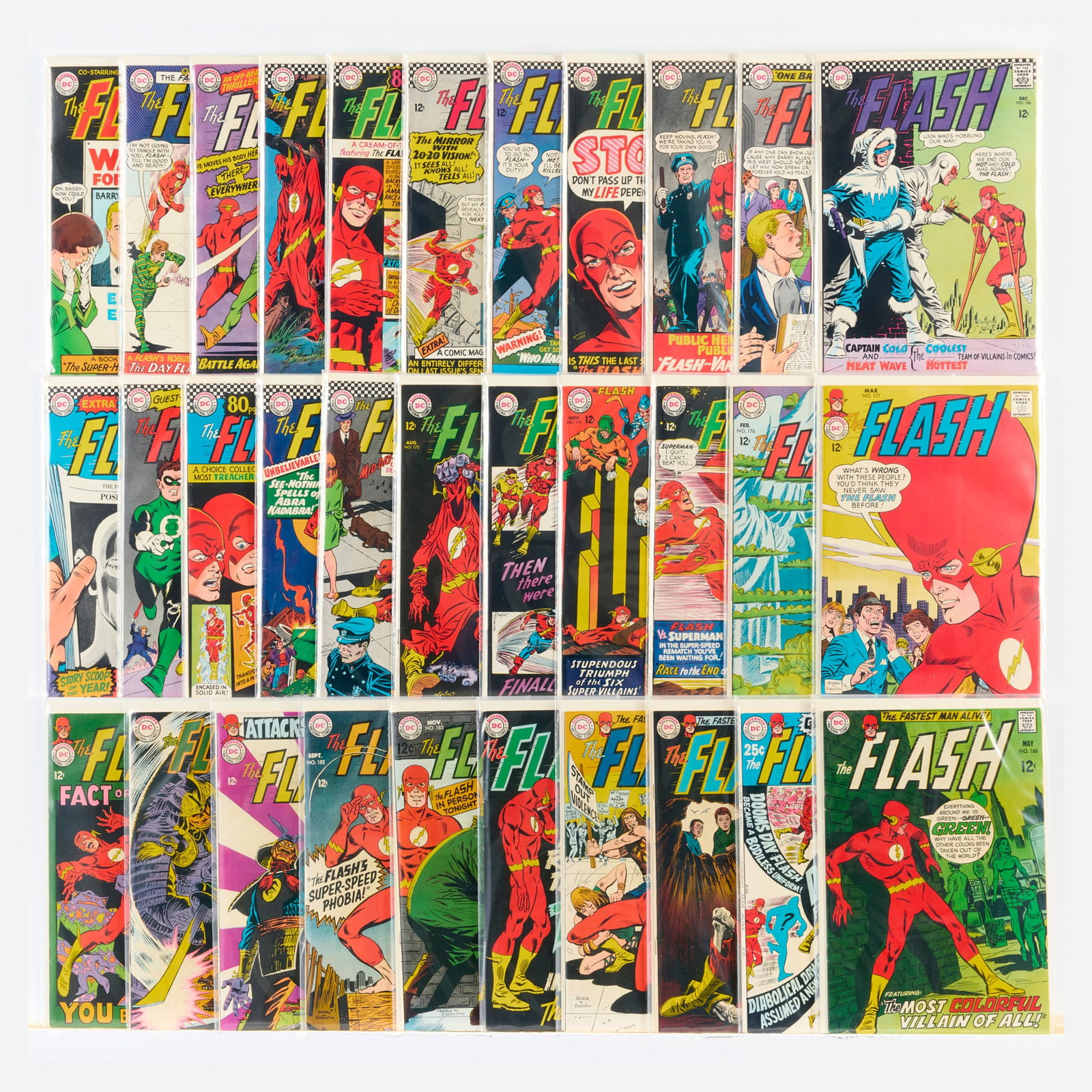 32 DC Comics Flash #156-#188 Group (1 of 1)