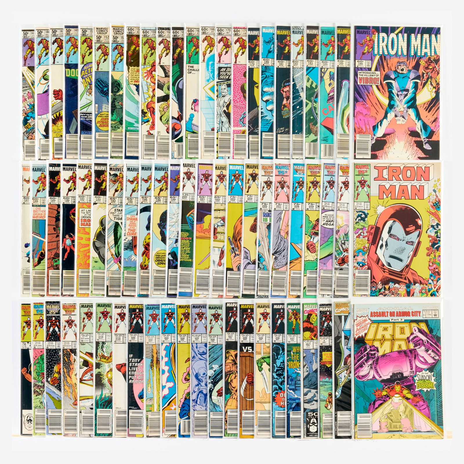68 Marvel Comics Iron Man #145-#267 Group (1 of 1)