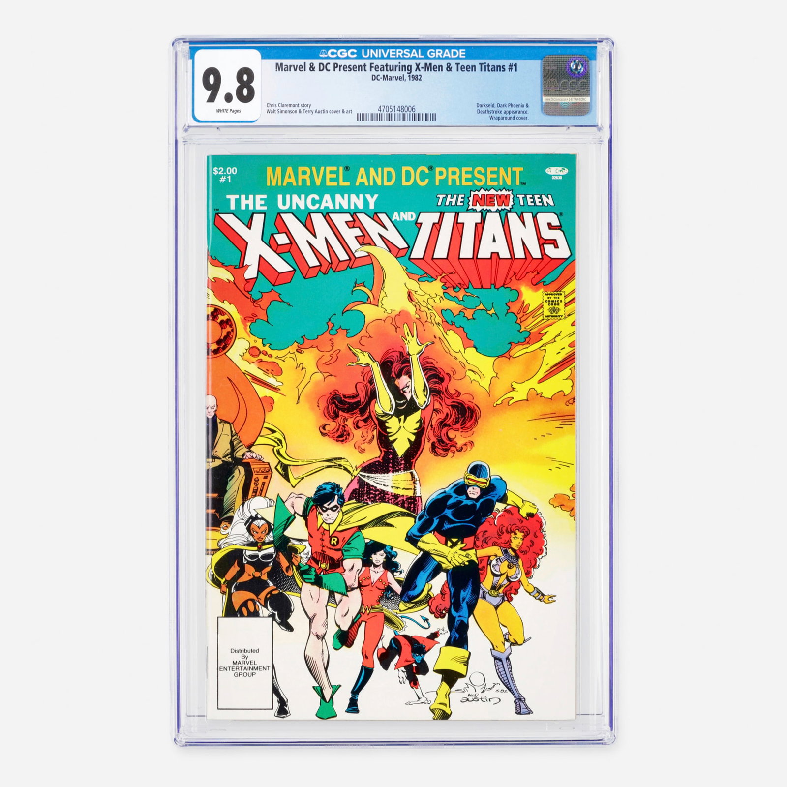 DC-Marvel Marvel & DC Present Featuring X-Men & Teen Titans #1 CGC 9.8 (1 of 2)