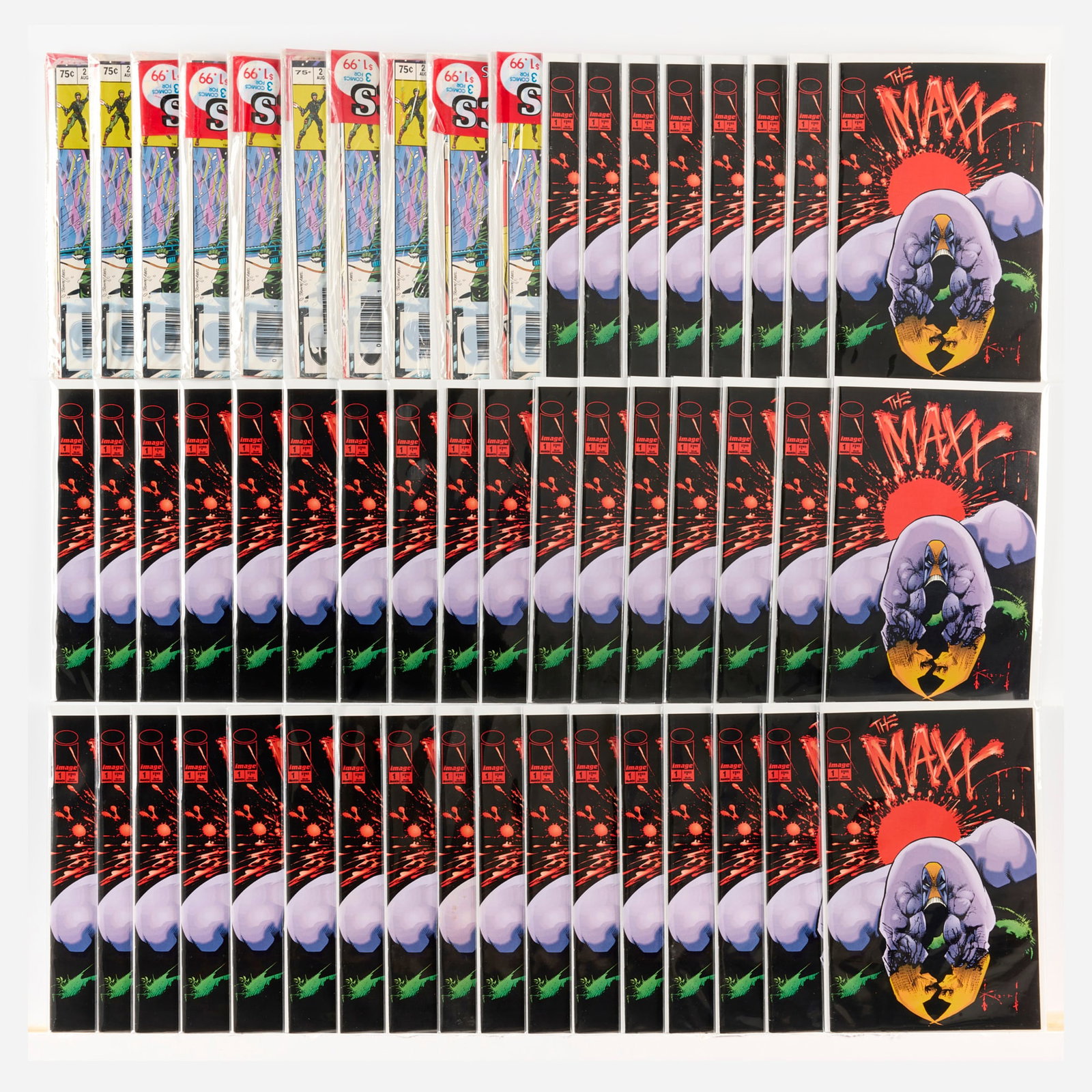 52 Image and Marvel Comics G.I. Joe, A Real America Hero 3-Pack and The Maxx #1 Group (1 of 1)