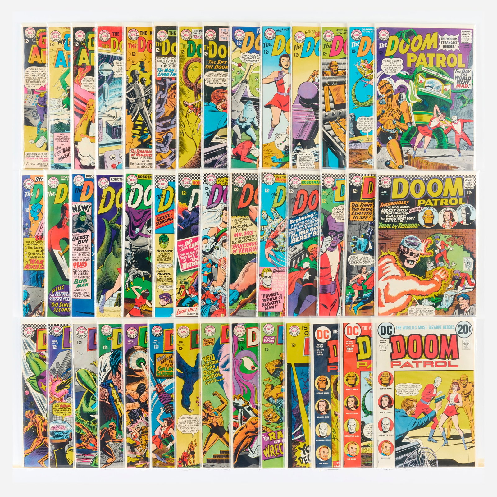 42 DC Comics My Greatest Adventure/Doom Patrol #82-#124 Group (1 of 1)