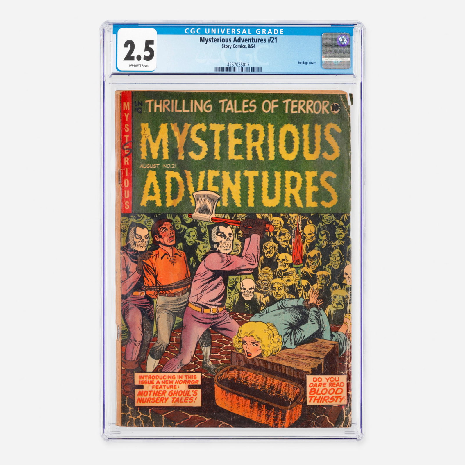 Story Comics Mysterious Adventures #21 CGC 2.5 (1 of 2)