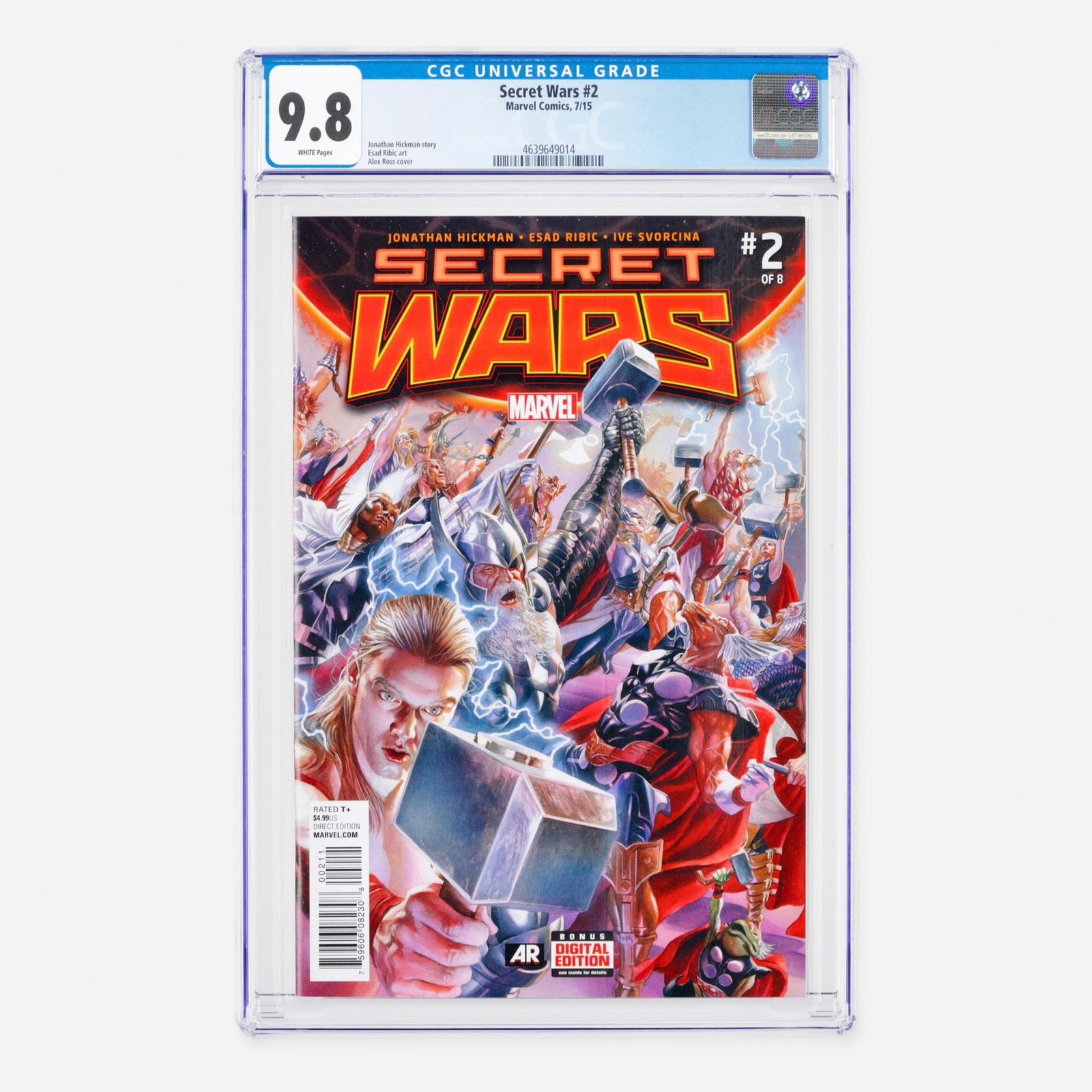 Marvel Comics Secret Wars #2 CGC 9.8 (1 of 2)