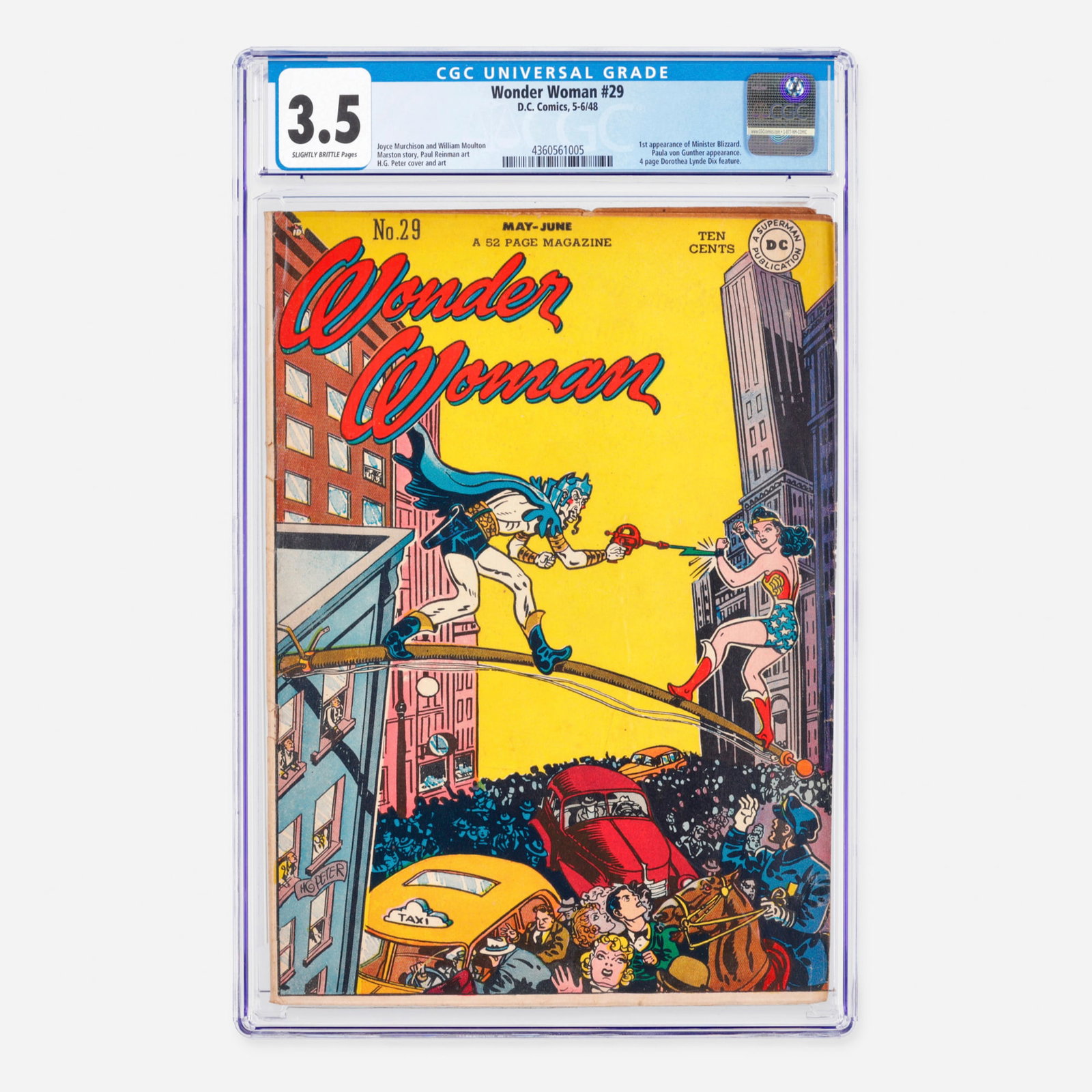 DC Comics Wonder Woman #29 CGC 3.5 (1 of 2)
