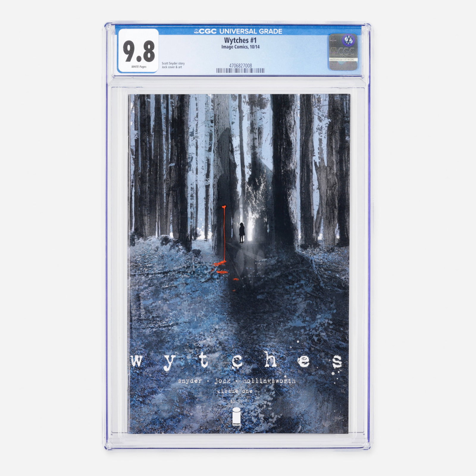 Image Comics Wytches #1 CGC 9.8: Image Comics Wytches #1 CGC 9.8 USA, 2014 This premier Modern era debut issue introduces the dark, reimagined horror mythology of ancient, predatory creatures hidden in the woodlands. Master storytell