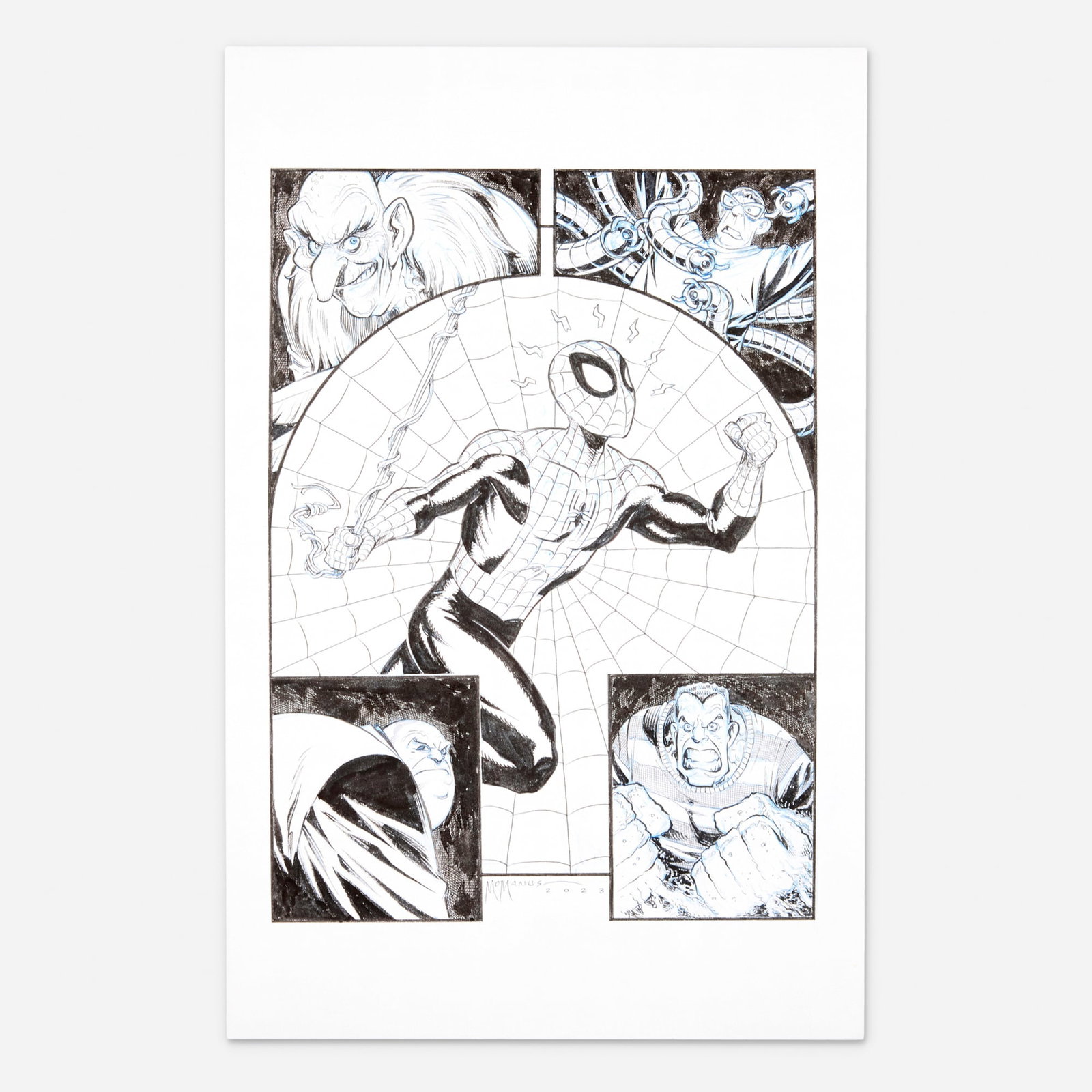 Shawn McManus, Spider-Man Original Art Illustration (2023) (1 of 1)