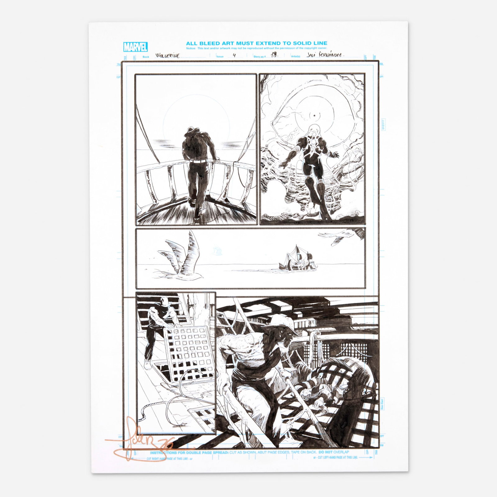 Javi Fernandez, Wolverine #4 Story Page 18 Original Art (Marvel Comics, 2022) (1 of 1)