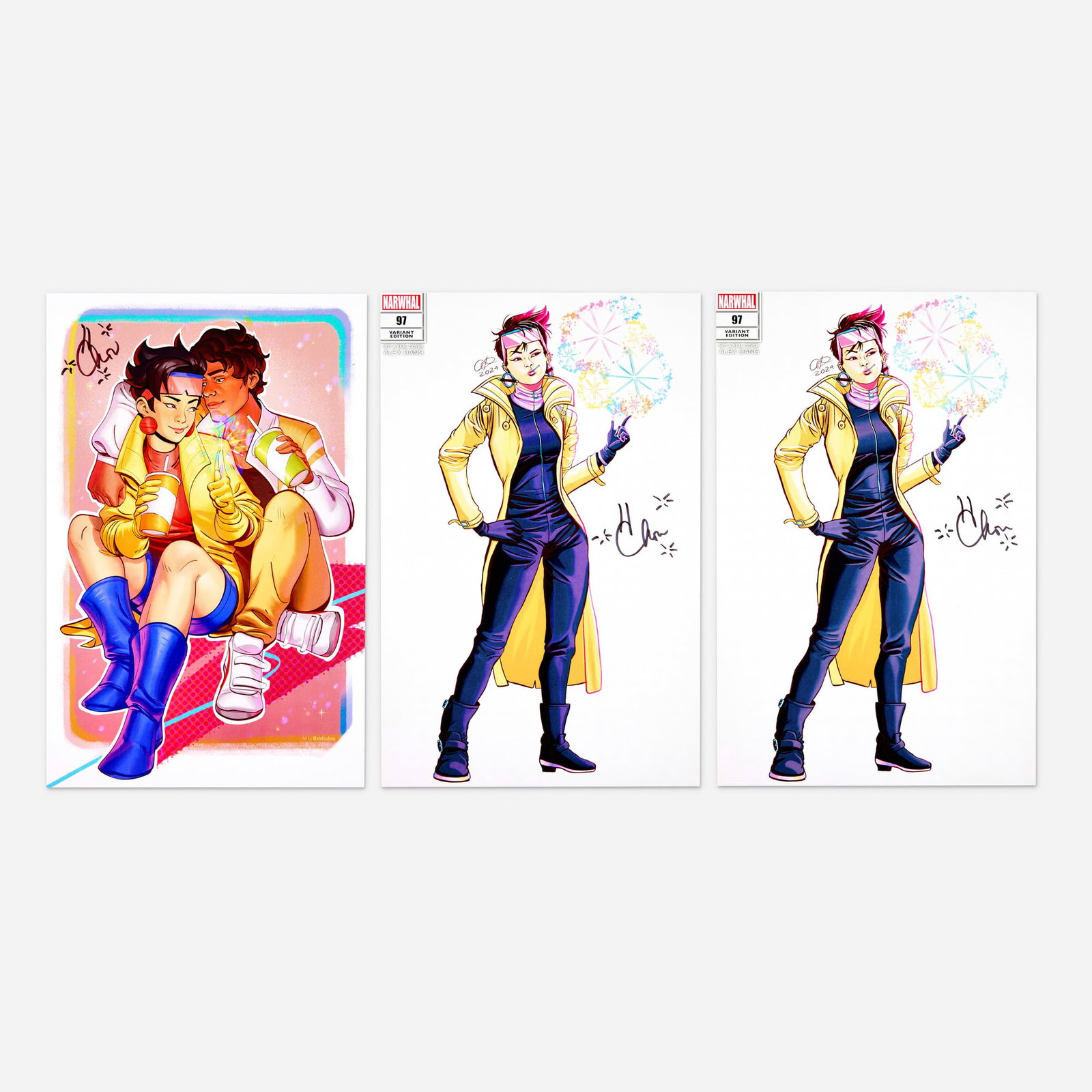 Holly Chou, Group of Three X-Men '97 Holly Chou Signed Art Prints (1 of 1)