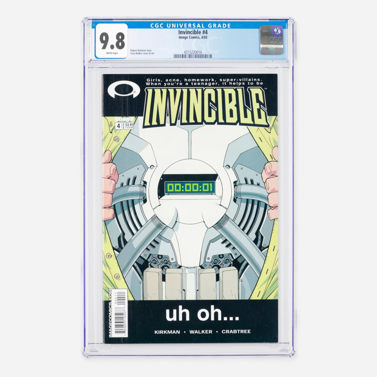 Image Comics Invincible #4 CGC 9.8 (1 of 2)