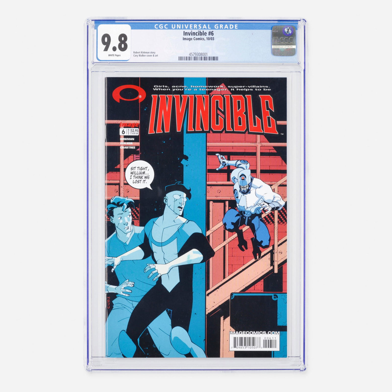 Image Comics Invincible #6 CGC 9.8 (1 of 2)
