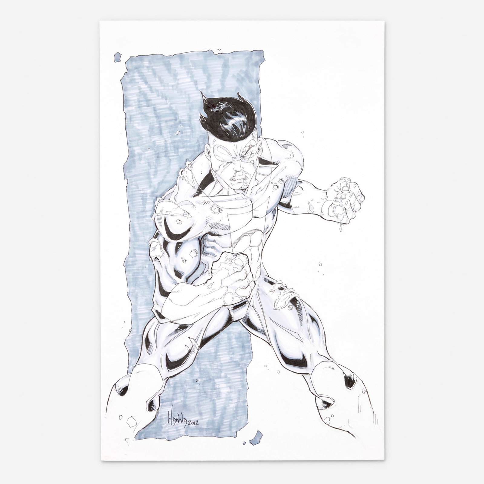Scott Hanna, Invincible Pin-Up Original Art (2012) (1 of 1)