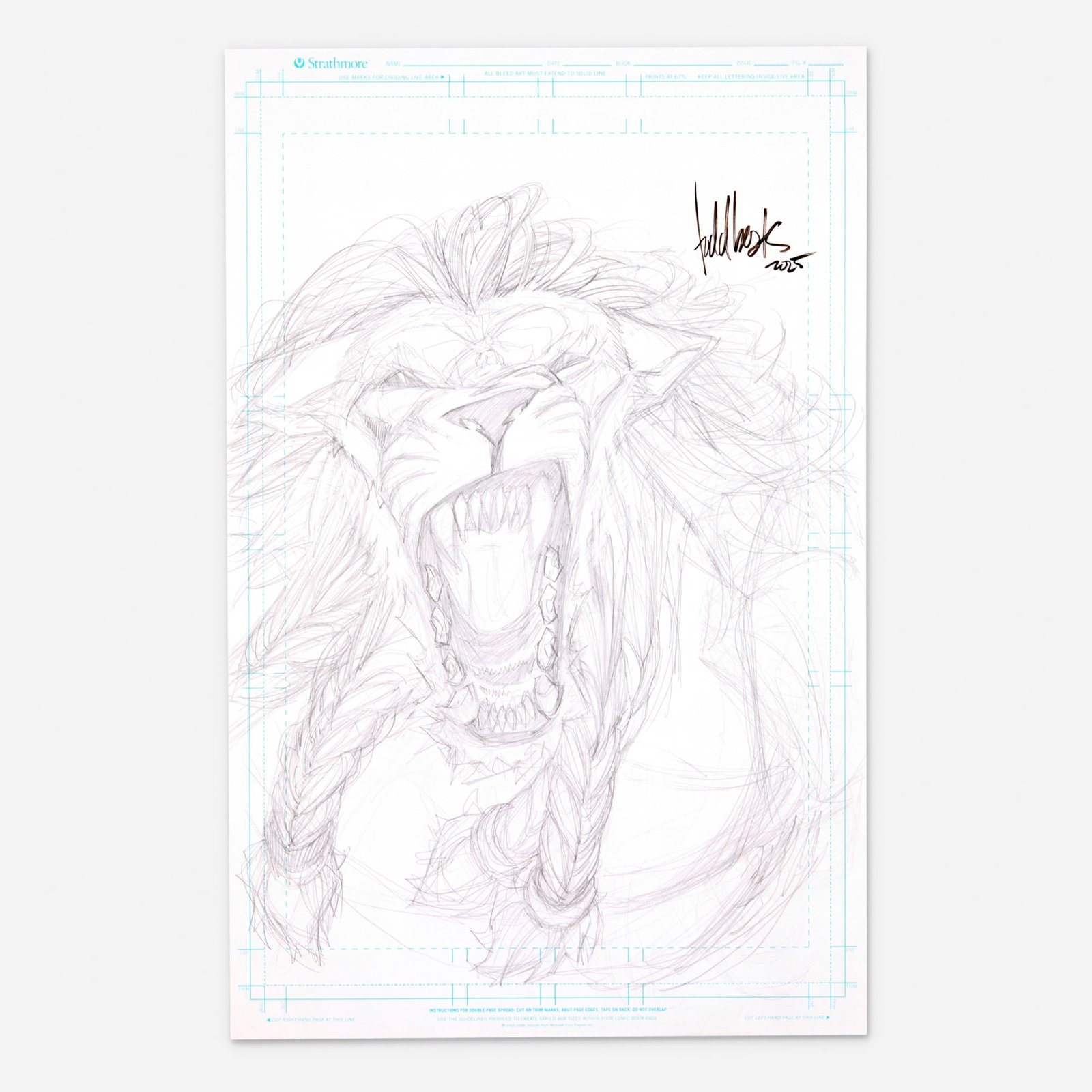 Todd Beats, Invincible Universe: Battle Beast #1 Variant Cover Original Art (Image Comics, 2025) (1 of 1)