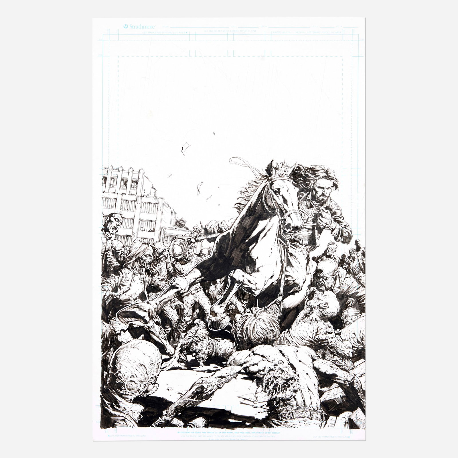 David Finch, The Walking Dead Deluxe #110 Cover Original Art (Image Comics, 2025) (1 of 1)