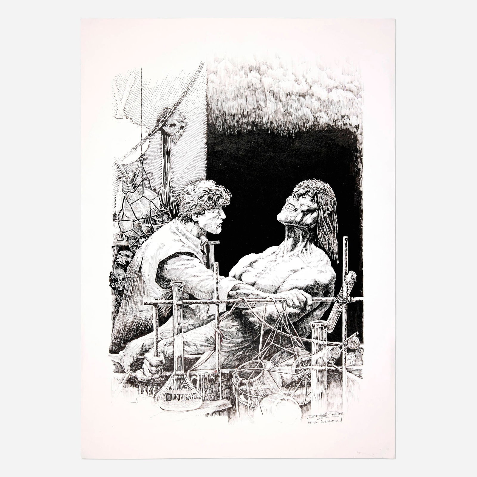 Joaquin Rodriguez Ramal, Frankenstein, After Wrightson (Undated) (1 of 1)