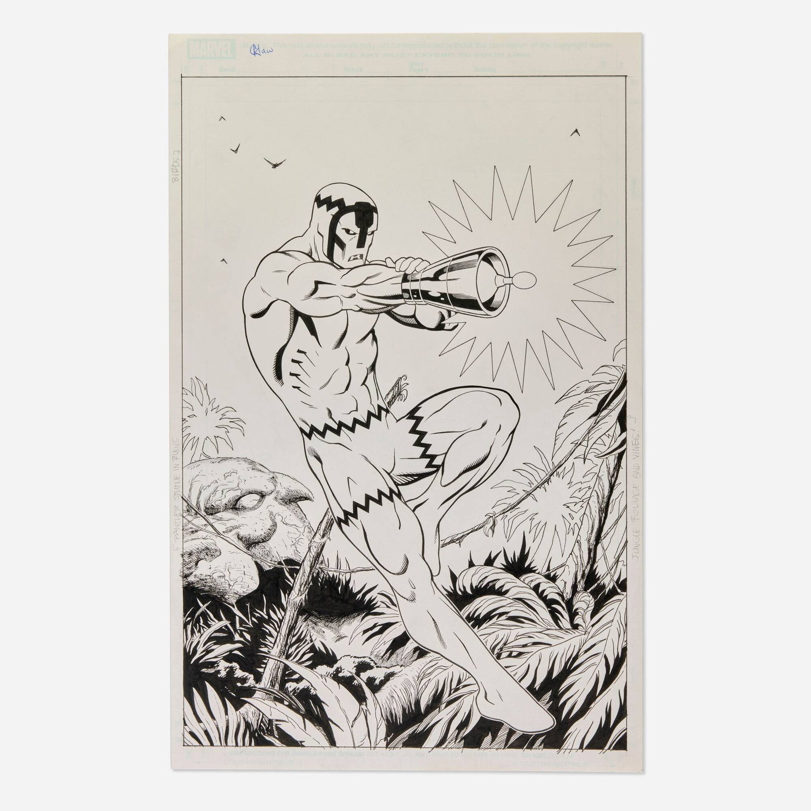 Ed McGuinness, Klaw Concept Original Art (Marvel Comics) (1 of 1)