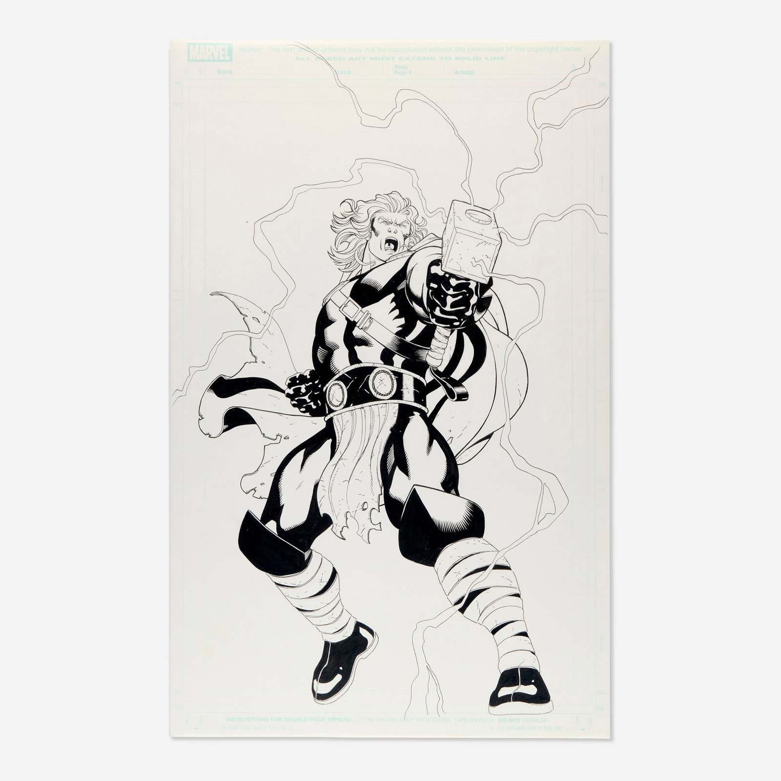 Ed McGuinness, Thor Concept Original Art (Marvel Comics) (1 of 1)