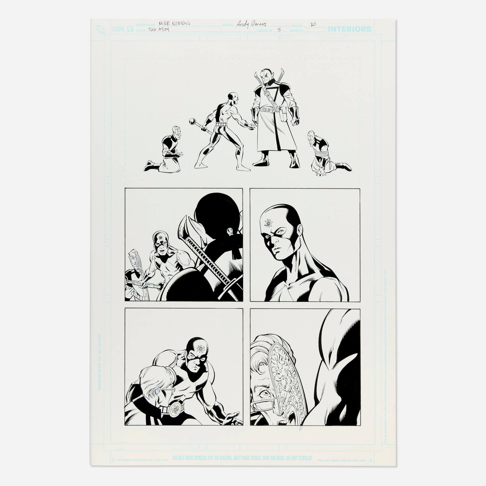 Mike Norton, The All-New Atom #8 Story Page 20 Original Art (DC Comics, 2007) (1 of 1)