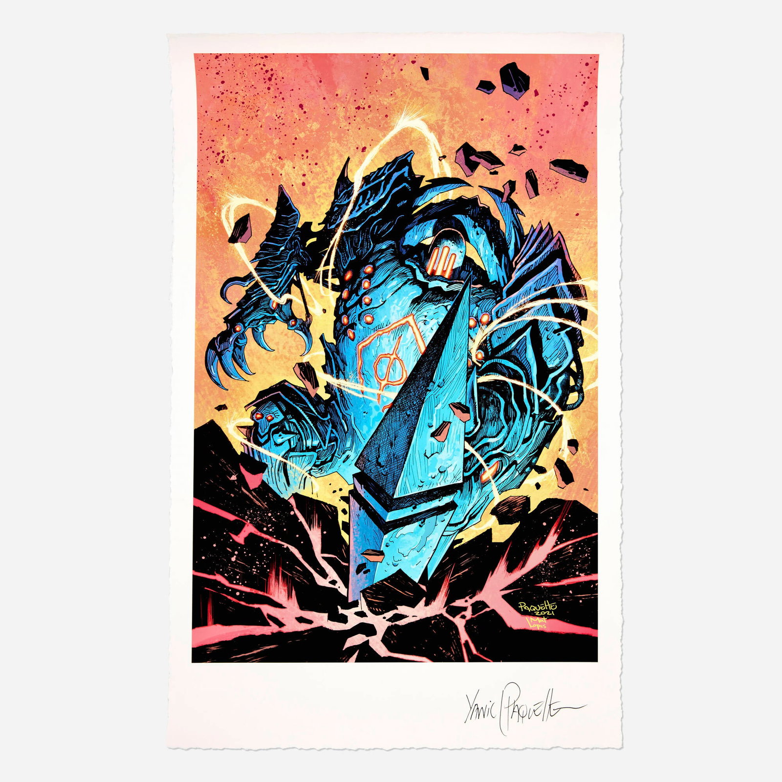 Yanick Paquette, 'Blightsteel Colossus' Magic the Gathering Fine Art Print (1 of 1)