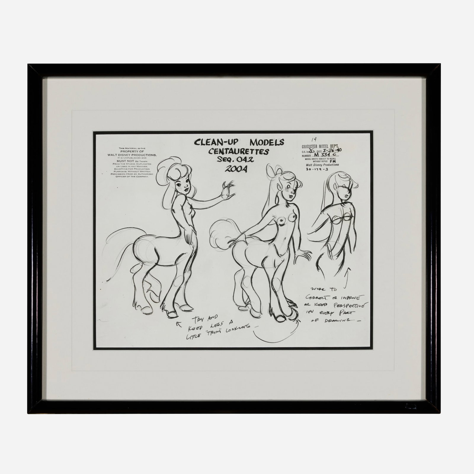 Centaurettes Model Sheet Print - 2