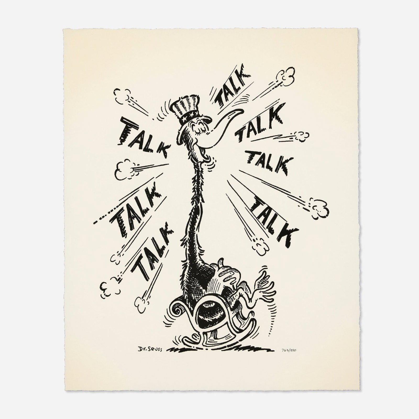 Dr. Seuss, Talk Talk Talk (Kolibri Art Studio, 2016) (1 of 2)