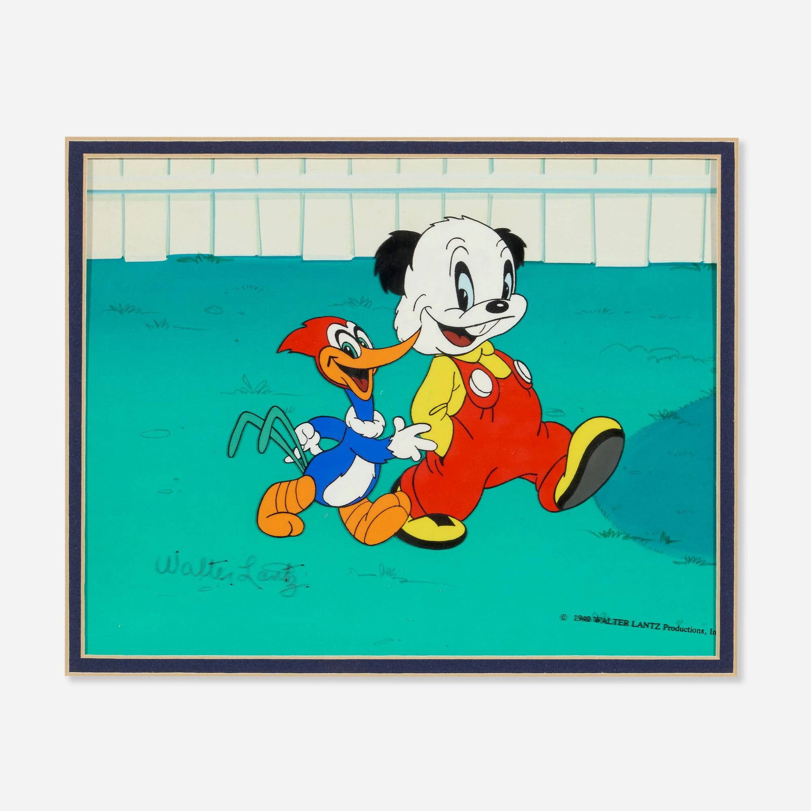Woody Woodpecker and Andy Panda Limited Edition Animation Cel (Walter Lantz Productions, 1985) (1 of 2)