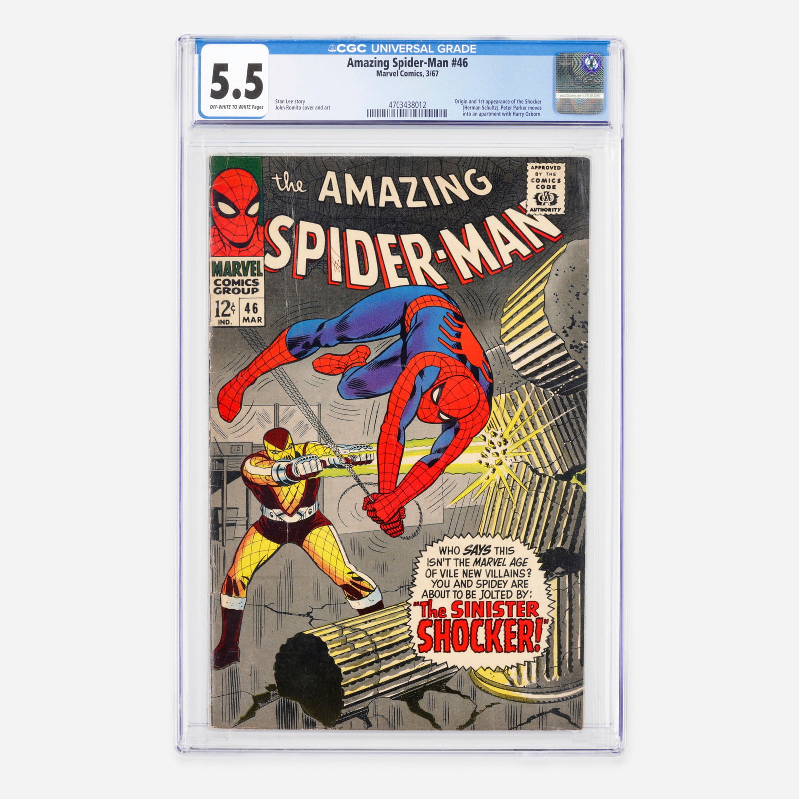 Marvel Comics Amazing Spider-Man #46 CGC 5.5 (1 of 2)