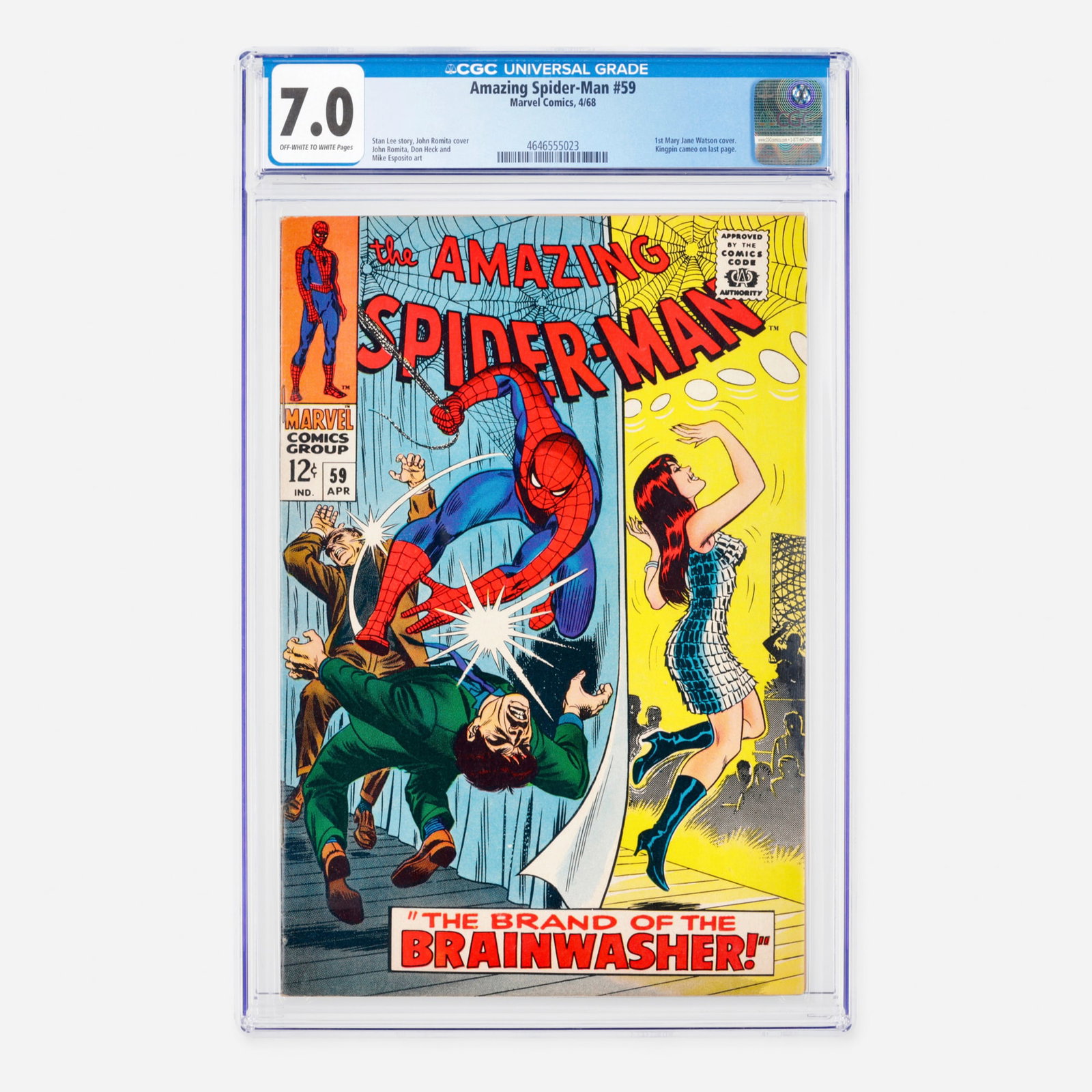 Marvel Comics Amazing Spider-Man #59 CGC 7.0 (1 of 2)