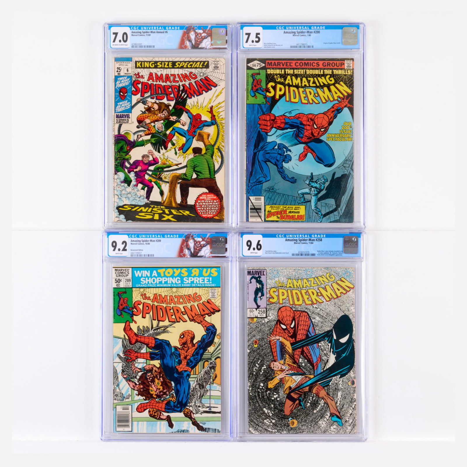4 Marvel Comics Amazing Spider-Man CGC Group (1 of 2)