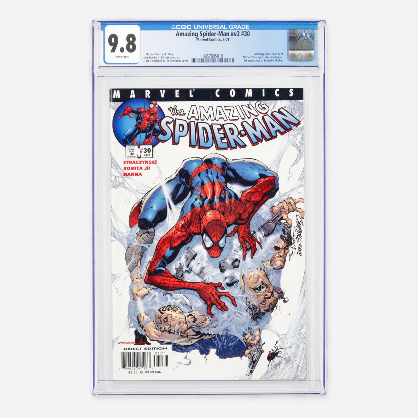 Marvel Comics Amazing Spider-Man #v2 #30 CGC 9.8 (1 of 2)