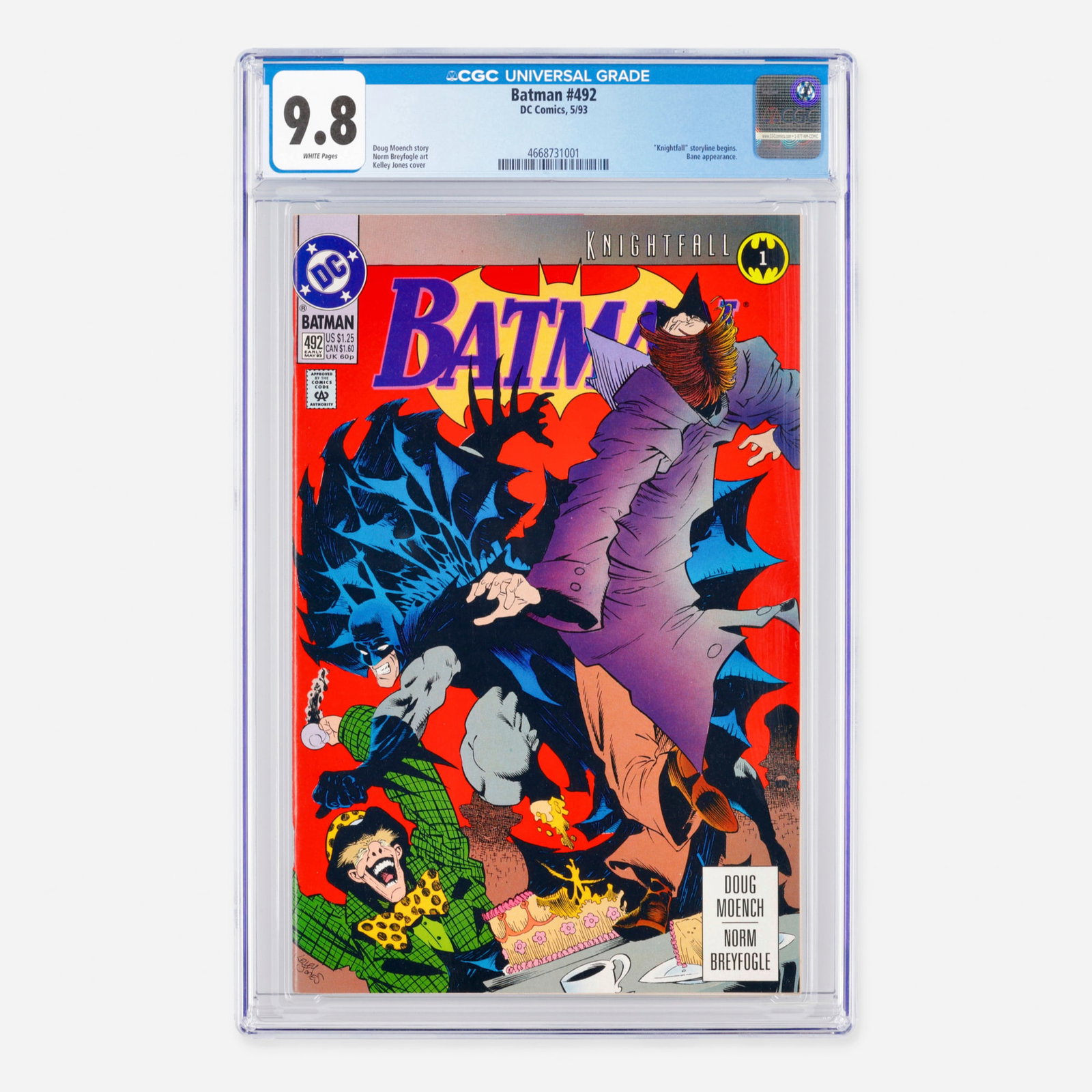 DC Comics Batman #492 CGC 9.8 (1 of 2)