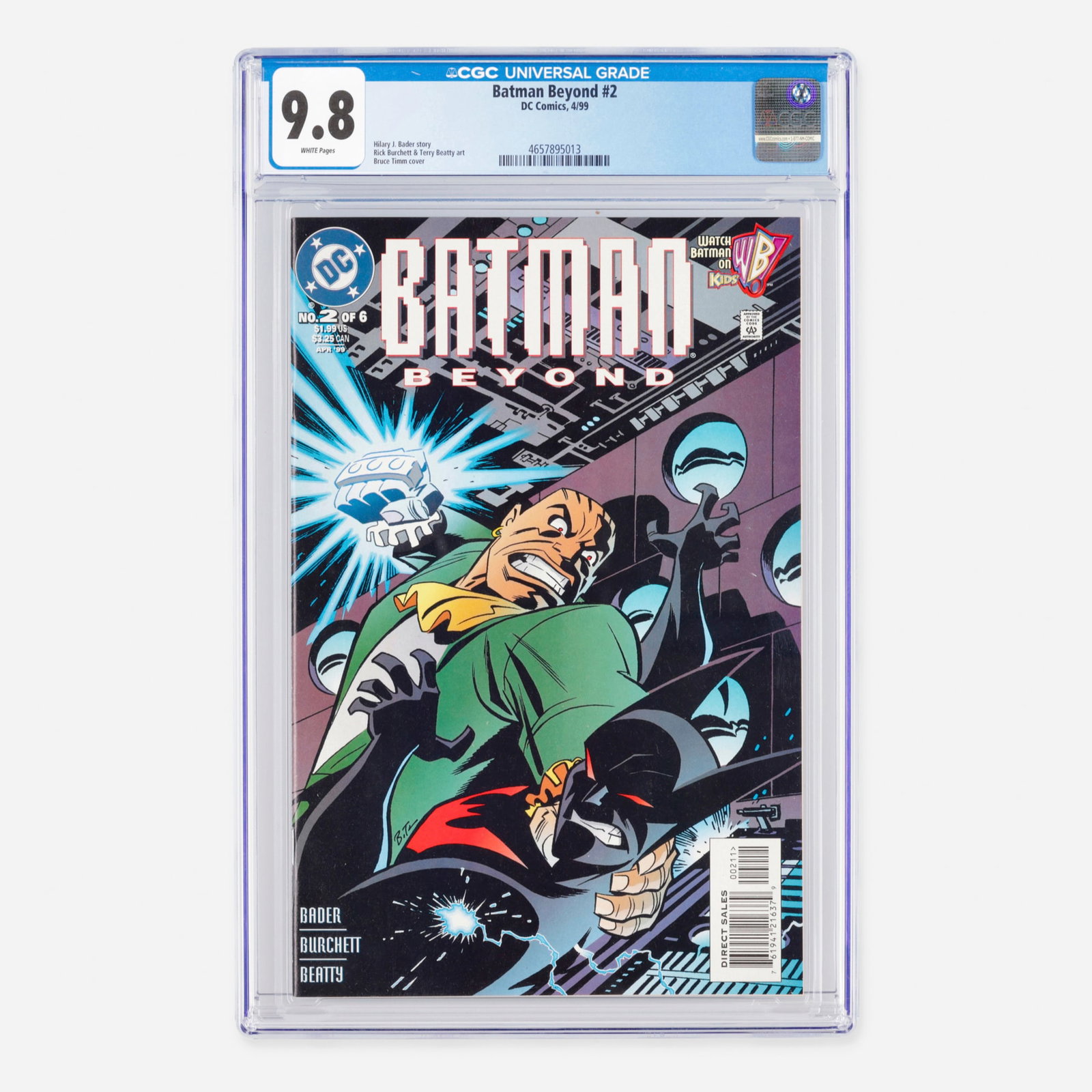 DC Comics Batman Beyond #2 CGC 9.8 (1 of 2)