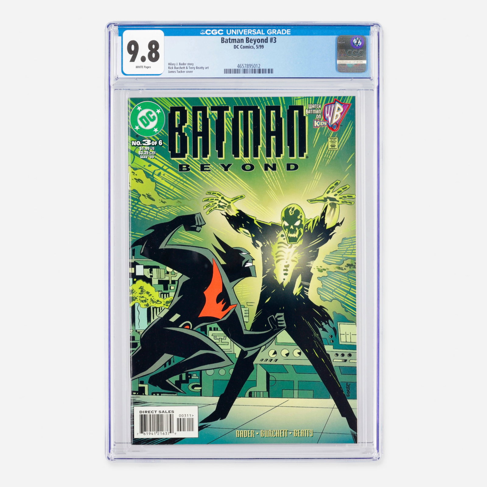 DC Comics Batman Beyond #3 CGC 9.8 (1 of 2)