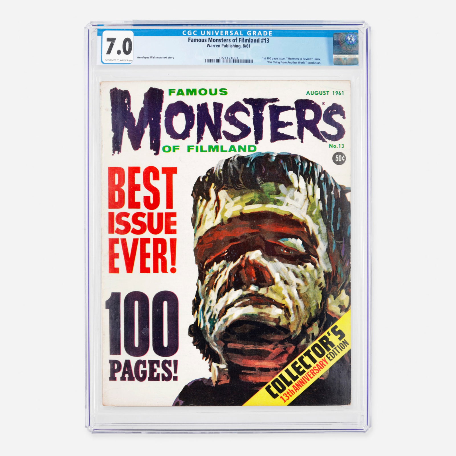 Warren Publishing Famous Monsters of Filmland #13 CGC 7.0 (1 of 2)